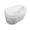 Aqua Eden Freestanding Bathtubs, 51.75 L, 29.94 W, White, Acrylic VTRS523030 - alternate 4